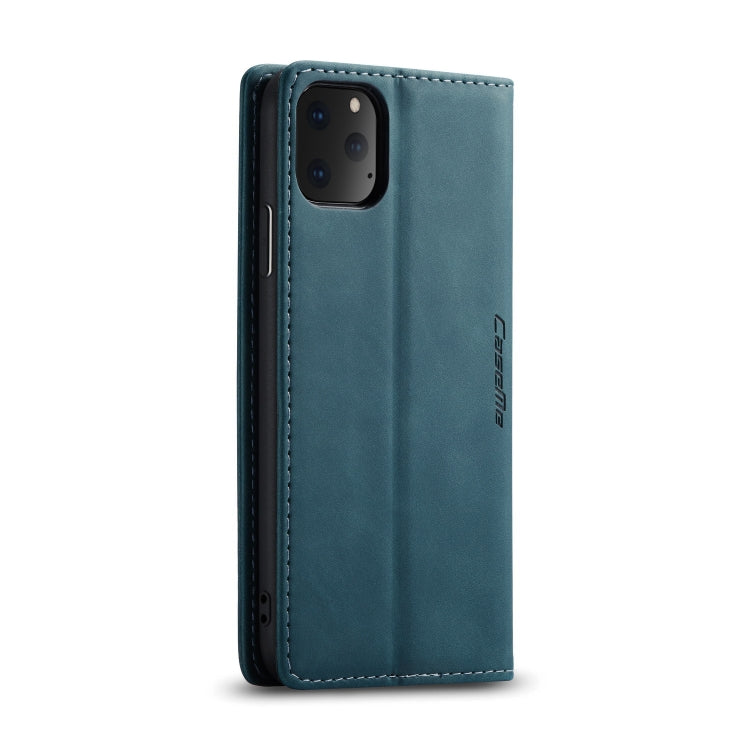 CaseMe-013 Multifunctional Horizontal Flip Leather Case with Card Slot & Holder & Wallet for iPhone 11 Pro Max(Blue) - free shipping - PMC Jewellery - Order now!