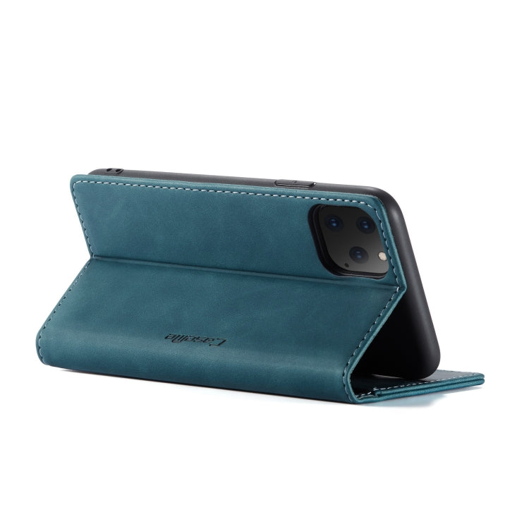 CaseMe-013 Multifunctional Horizontal Flip Leather Case with Card Slot & Holder & Wallet for iPhone 11 Pro Max(Blue) - free shipping - PMC Jewellery - Order now!