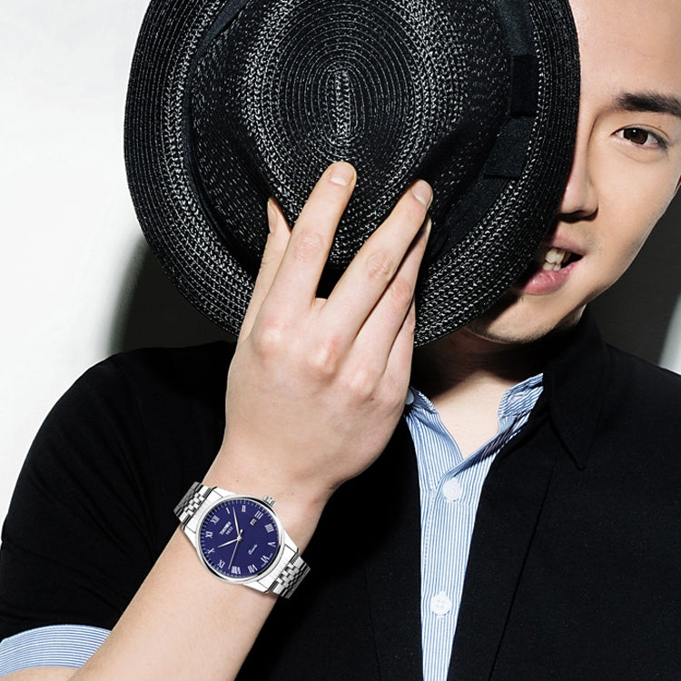 SKMEI 9058 Multifunctional Outdoor Fashion Waterproof Steel Strip Quartz Wrist Watch(Women Style White) - free shipping - PMC TechLife - Order now!