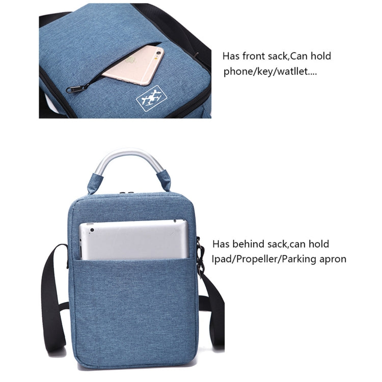 Portable Waterproof Drone Shoulder Storage Bag for DJI Mavic Mini 2(Blue) - Backpacks & Bags by PMC TechLife | Online Shopping South Africa | PMC TechLife | Buy Now Pay Later Mobicred