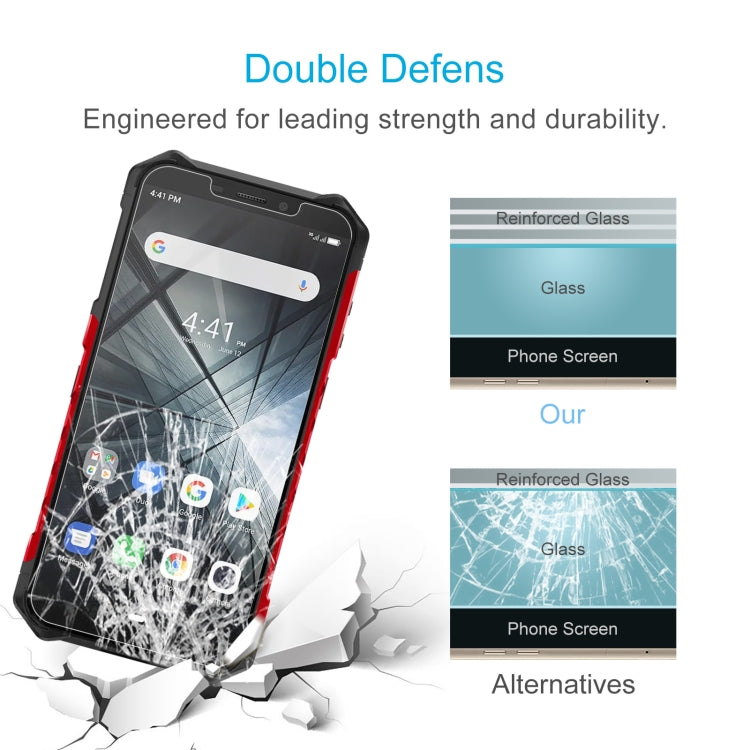For Ulefone Armor X3 10 PCS 0.26mm 9H 2.5D Tempered Glass Film - free shipping - PMC Jewellery - Order now!