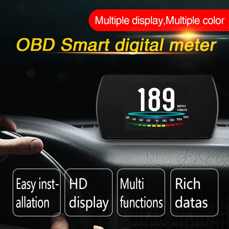 P12 Car HUD Head-up Display OBD2 Fault Code Elimination - Head Up Display System by PMC TechLife | Online Shopping South Africa | PMC TechLife | Buy Now Pay Later Mobicred