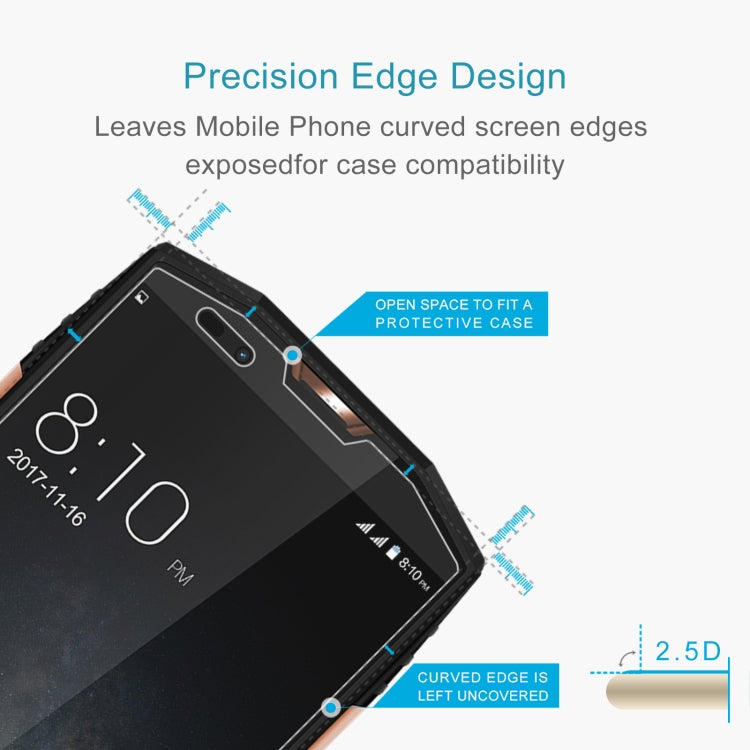For Blackview BV9000 Pro 50 PCS 0.26mm 9H 2.5D Tempered Glass Film - Others by PMC TechLife | Online Shopping South Africa | PMC TechLife