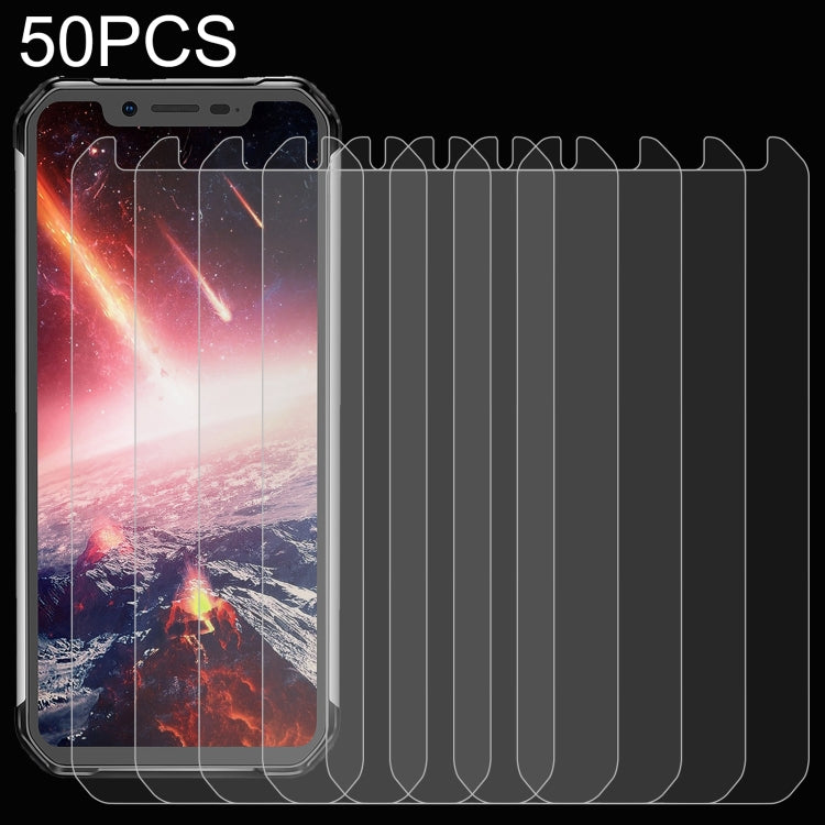 For Blackview BV9600 50 PCS 0.26mm 9H 2.5D Tempered Glass Film - Others by PMC TechLife | Online Shopping South Africa | PMC TechLife