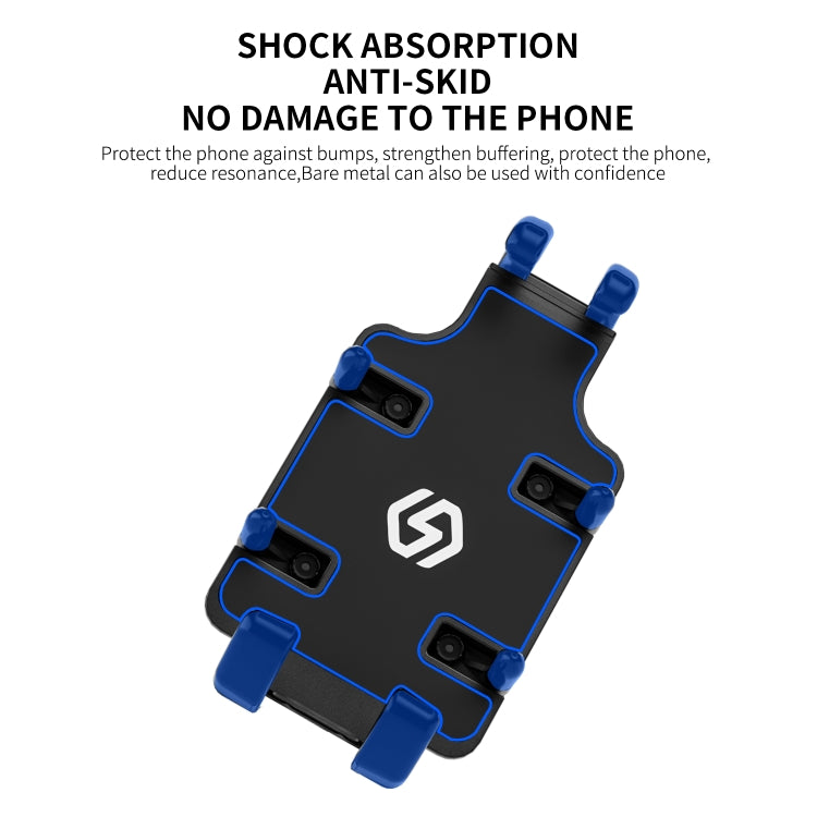 WUPP CS-1205A1 All Aluminum Alloy Motorcycle Navigation Bracket Phone Holder - Holder by WUPP | Online Shopping South Africa | PMC TechLife | Buy Now Pay Later Mobicred