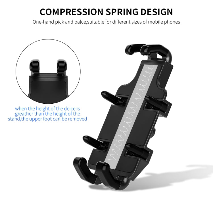 WUPP CS-1205A1 All Aluminum Alloy Motorcycle Navigation Bracket Phone Holder - Holder by WUPP | Online Shopping South Africa | PMC TechLife | Buy Now Pay Later Mobicred