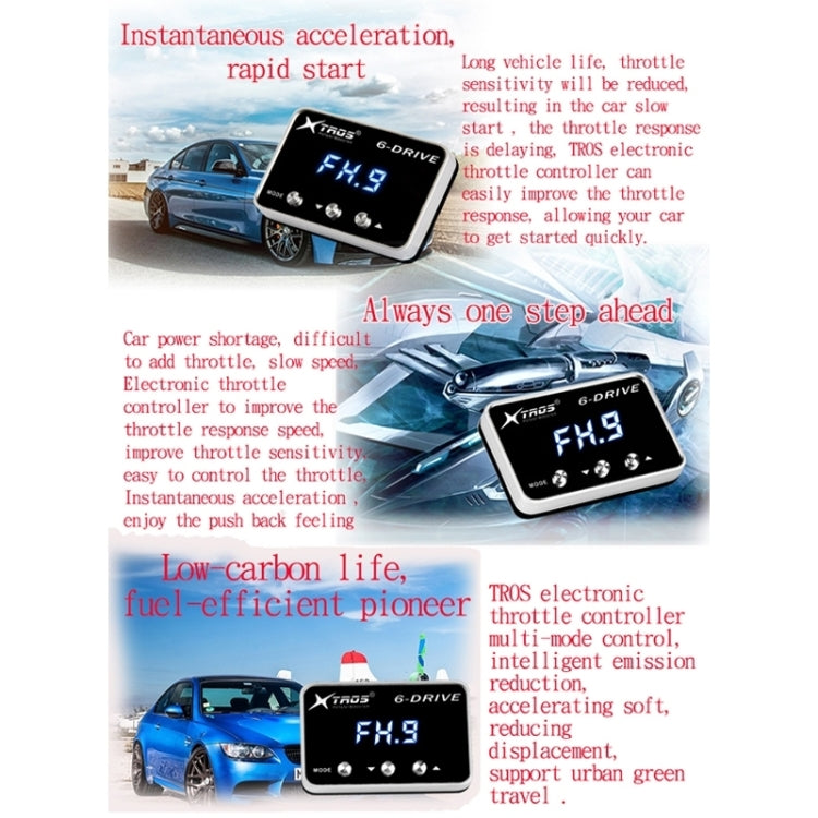 For Ford Focus (CB8) 2011- TROS TS-6Drive Potent Booster Electronic Throttle Controller - Car Modification by TROS | Online Shopping South Africa | PMC TechLife | Buy Now Pay Later Mobicred