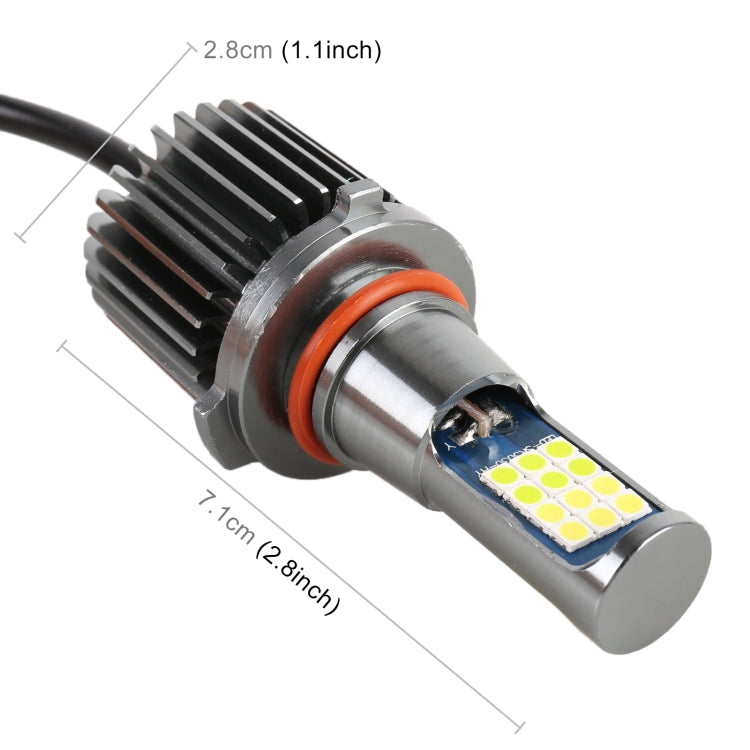 9005 2 PCS DC12-24V / 10.5W Car Double Colors Fog Lights with 24LEDs SMD-3030 & Constant Current, Box Packaging(White Light + Lime Light) - Fog / Driving Lights by PMC TechLife | Online Shopping South Africa | PMC TechLife | Buy Now Pay Later Mobicred