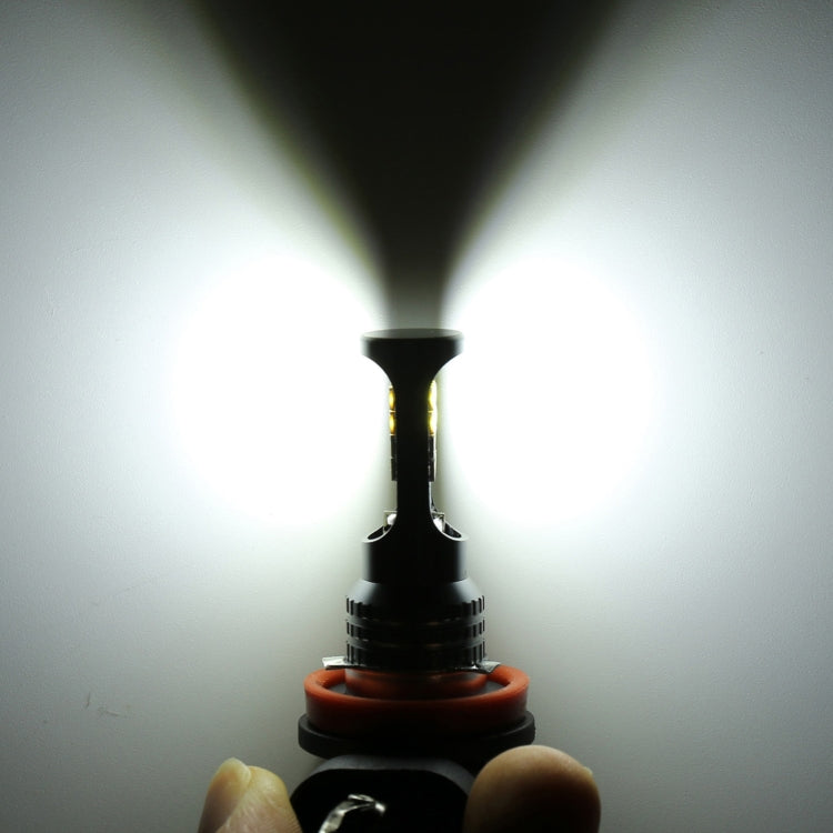 9005 2 PCS DC12-24V / 10.5W Car Double Colors Fog Lights with 24LEDs SMD-3030 & Constant Current, Box Packaging(White Light + Ice Blue Light) - Fog / Driving Lights by PMC TechLife | Online Shopping South Africa | PMC TechLife | Buy Now Pay Later Mobicred