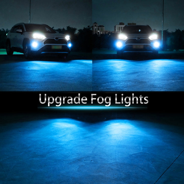 9005 2 PCS DC12-24V / 10.5W Car Double Colors Fog Lights with 24LEDs SMD-3030 & Constant Current, Box Packaging(White Light + Ice Blue Light) - Fog / Driving Lights by PMC TechLife | Online Shopping South Africa | PMC TechLife | Buy Now Pay Later Mobicred