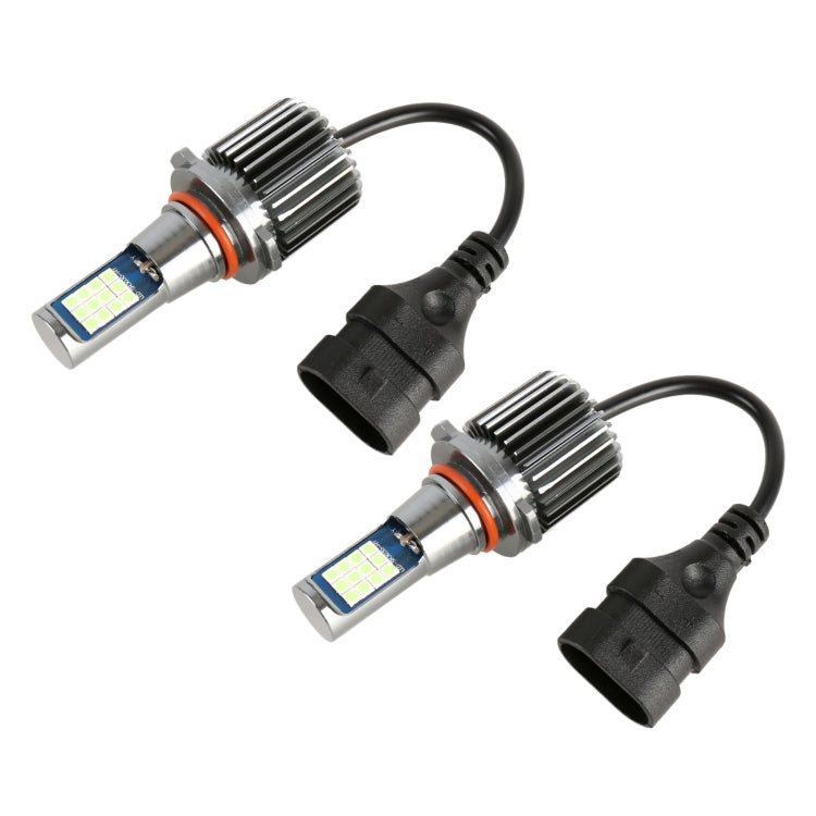 9006 2 PCS DC12-24V / 10.5W Car Fog Lights with 24LEDs SMD-3030 & Constant Current, Box Packaging(Ice Blue Light) - Fog / Driving Lights by PMC TechLife | Online Shopping South Africa | PMC TechLife | Buy Now Pay Later Mobicred