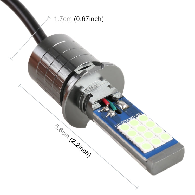 H3 2 PCS DC12-24V / 10.5W Car Fog Lights with 24LEDs SMD-3030 & Constant Current, Box Packaging(Ice Blue Light) - Fog / Driving Lights by PMC TechLife | Online Shopping South Africa | PMC TechLife | Buy Now Pay Later Mobicred