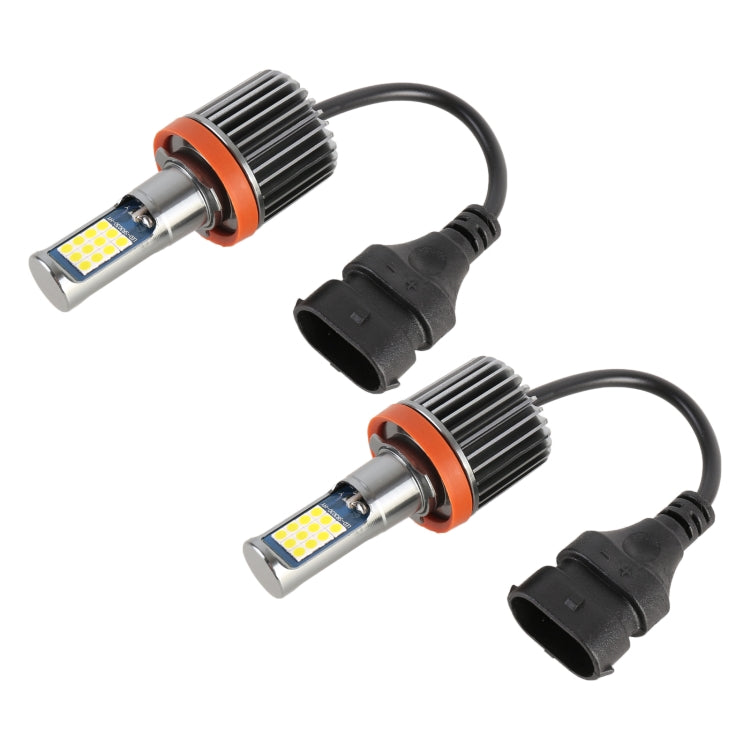H11 2 PCS DC12-24V / 10.5W Car Fog Lights with 24LEDs SMD-3030 & Constant Current, Box Packaging(Gold Light) - free shipping - PMC TechLife - Order now!