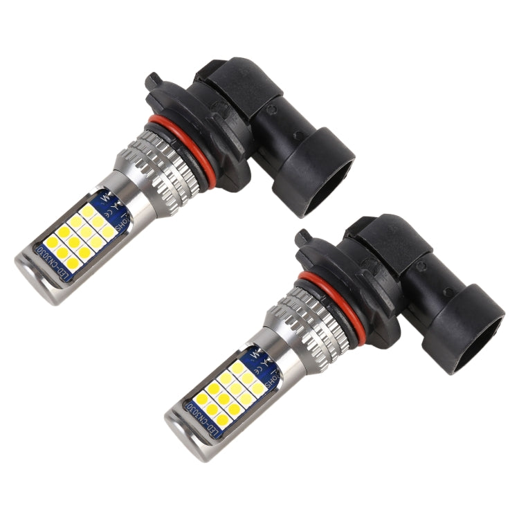 9006 2 PCS DC12-24V / 8.6W Car Double Colors Fog Lights with 24LEDs SMD-3030 & Constant Current, Bag Packaging(White Light + Gold Light) - Fog / Driving Lights by PMC TechLife | Online Shopping South Africa | PMC TechLife | Buy Now Pay Later Mobicred