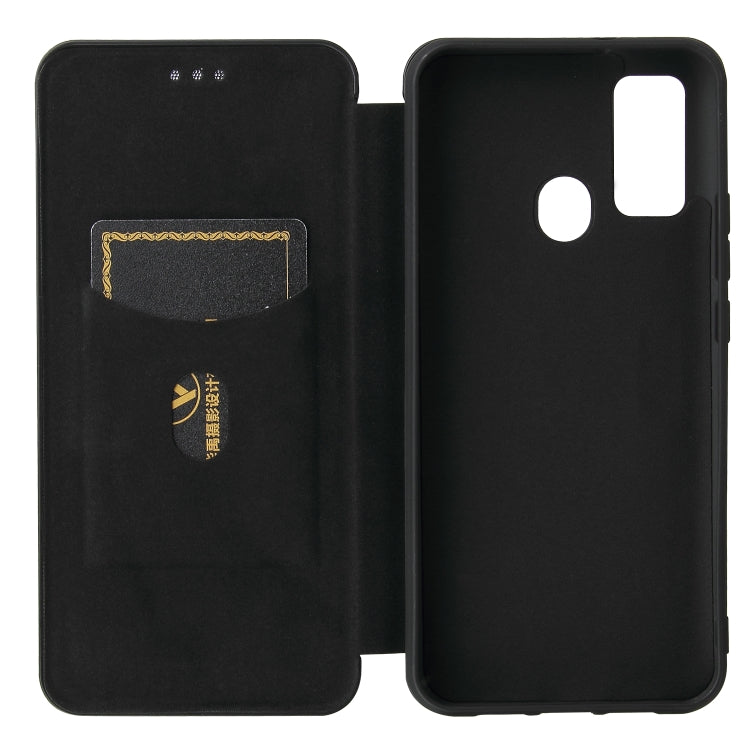 For DOOGEE N30 Carbon Fiber Texture Horizontal Flip TPU + PC + PU Leather Case with Card Slot(Black) - More Brand by PMC TechLife | Online Shopping South Africa | PMC TechLife | Buy Now Pay Later Mobicred