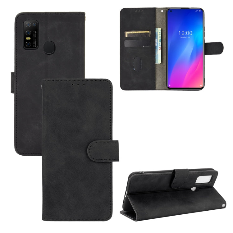For DOOGEE N30 Solid Color Skin Feel Magnetic Buckle Horizontal Flip Calf Texture PU Leather Case with Holder & Card Slots & Wallet(Black) - More Brand by PMC TechLife | Online Shopping South Africa | PMC TechLife | Buy Now Pay Later Mobicred