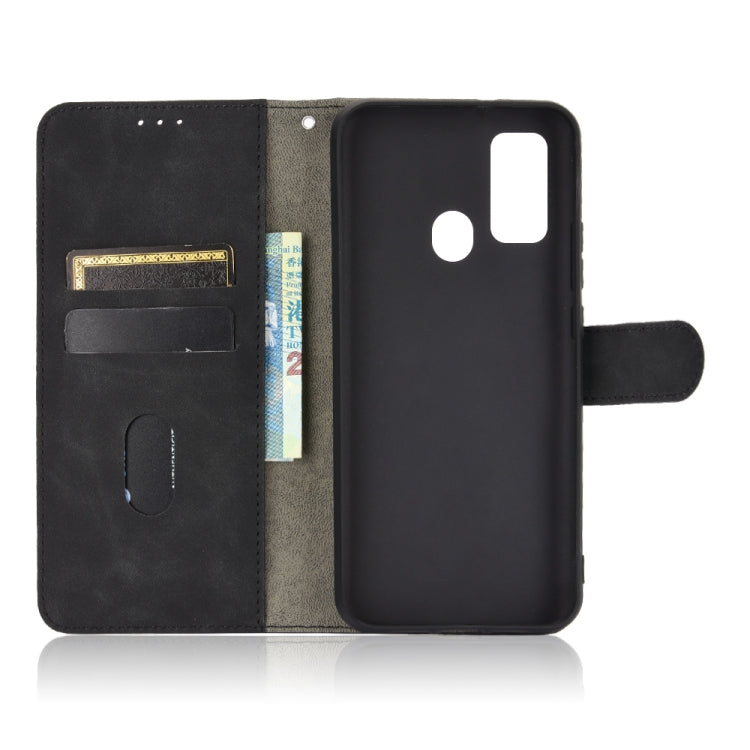 For DOOGEE N30 Solid Color Skin Feel Magnetic Buckle Horizontal Flip Calf Texture PU Leather Case with Holder & Card Slots & Wallet(Black) - More Brand by PMC TechLife | Online Shopping South Africa | PMC TechLife | Buy Now Pay Later Mobicred