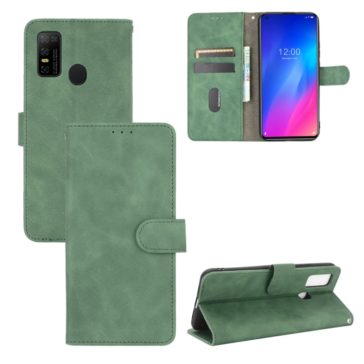 For DOOGEE N30 Solid Color Skin Feel Magnetic Buckle Horizontal Flip Calf Texture PU Leather Case with Holder & Card Slots & Wallet(Green) - More Brand by PMC TechLife | Online Shopping South Africa | PMC TechLife | Buy Now Pay Later Mobicred
