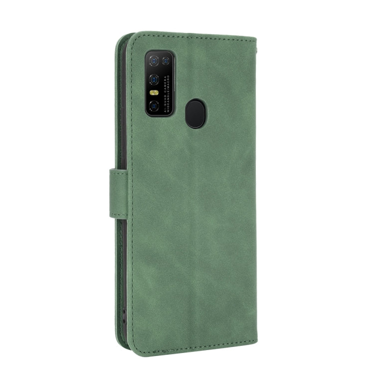 For DOOGEE N30 Solid Color Skin Feel Magnetic Buckle Horizontal Flip Calf Texture PU Leather Case with Holder & Card Slots & Wallet(Green) - More Brand by PMC TechLife | Online Shopping South Africa | PMC TechLife | Buy Now Pay Later Mobicred