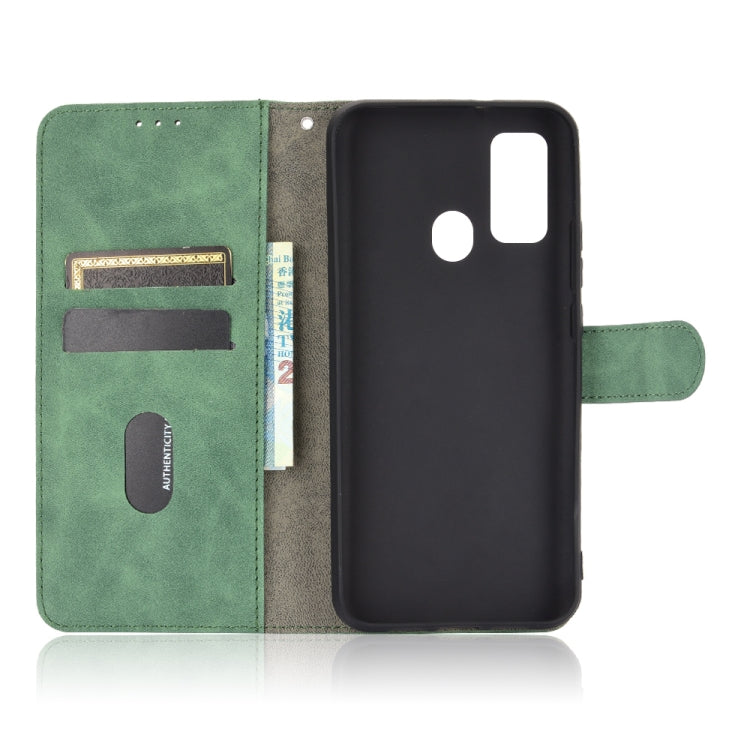 For DOOGEE N30 Solid Color Skin Feel Magnetic Buckle Horizontal Flip Calf Texture PU Leather Case with Holder & Card Slots & Wallet(Green) - More Brand by PMC TechLife | Online Shopping South Africa | PMC TechLife | Buy Now Pay Later Mobicred