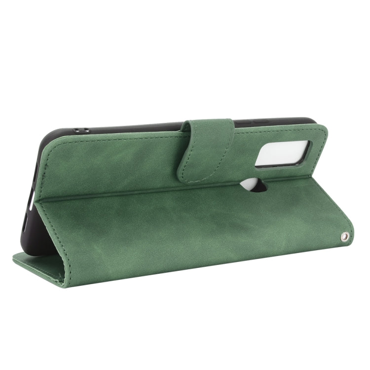 For DOOGEE N30 Solid Color Skin Feel Magnetic Buckle Horizontal Flip Calf Texture PU Leather Case with Holder & Card Slots & Wallet(Green) - More Brand by PMC TechLife | Online Shopping South Africa | PMC TechLife | Buy Now Pay Later Mobicred