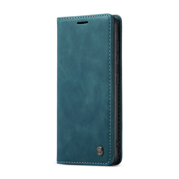 For Samsung Galaxy A42 5G CaseMe-013 Multifunctional Retro Frosted Horizontal Flip Leather Case with Card Slot & Holder & Wallet(Blue) - free shipping - PMC Jewellery - Order now!