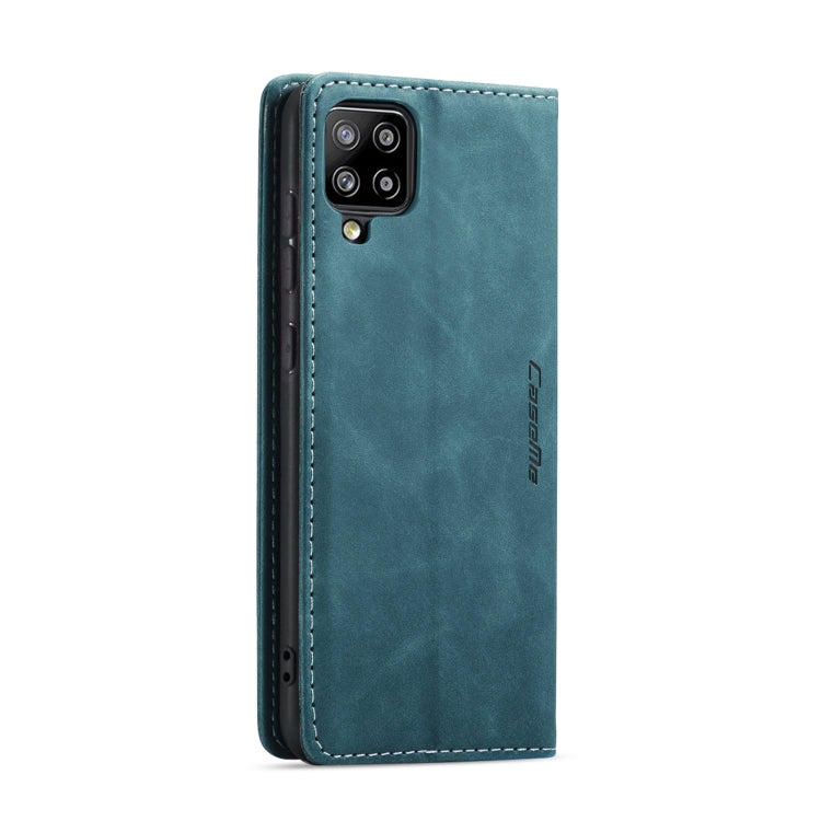 For Samsung Galaxy A42 5G CaseMe-013 Multifunctional Retro Frosted Horizontal Flip Leather Case with Card Slot & Holder & Wallet(Blue) - free shipping - PMC Jewellery - Order now!