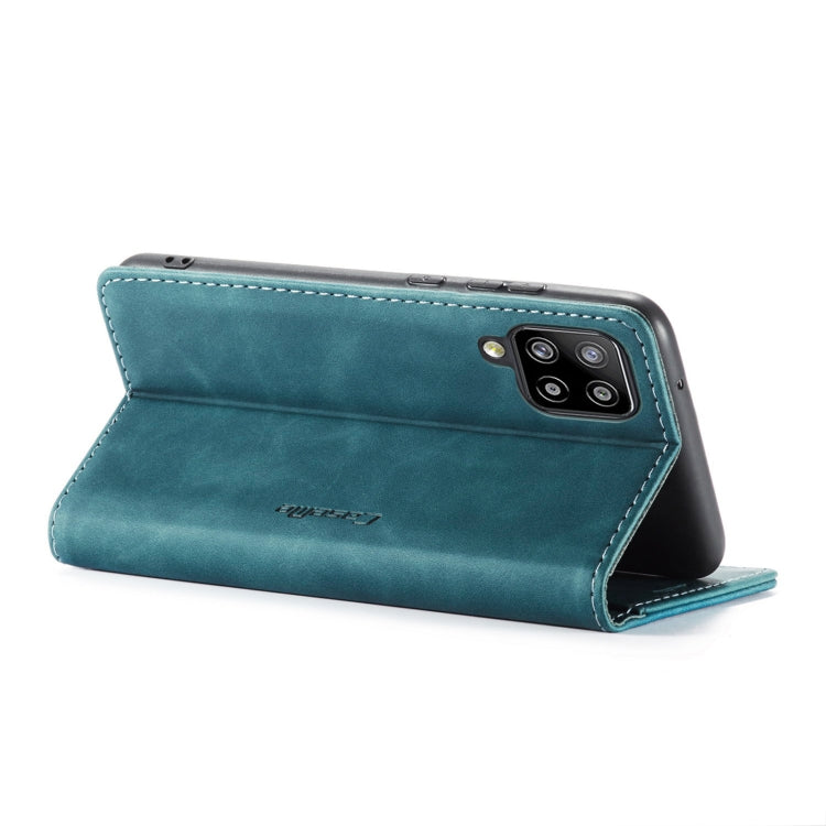 For Samsung Galaxy A42 5G CaseMe-013 Multifunctional Retro Frosted Horizontal Flip Leather Case with Card Slot & Holder & Wallet(Blue) - free shipping - PMC Jewellery - Order now!