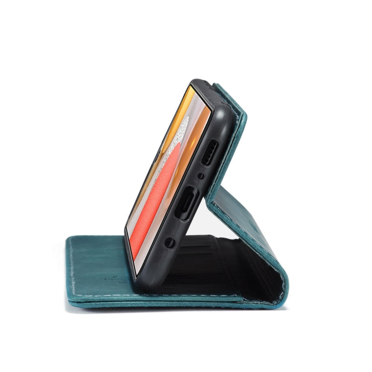 For Samsung Galaxy A42 5G CaseMe-013 Multifunctional Retro Frosted Horizontal Flip Leather Case with Card Slot & Holder & Wallet(Blue) - free shipping - PMC Jewellery - Order now!