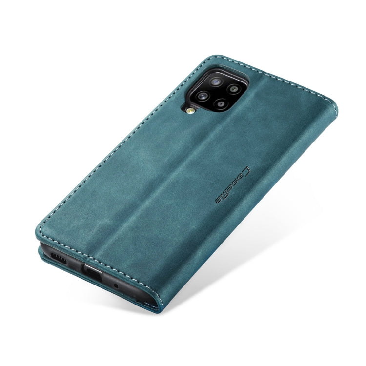 For Samsung Galaxy A42 5G CaseMe-013 Multifunctional Retro Frosted Horizontal Flip Leather Case with Card Slot & Holder & Wallet(Blue) - free shipping - PMC Jewellery - Order now!