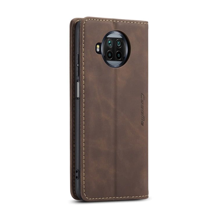 For Xiaomi Mi 10T Lite 5G CaseMe-013 Multifunctional Retro Frosted Horizontal Flip Leather Case with Card Slot & Holder & Wallet(Coffee) - free shipping - PMC Jewellery - Order now!