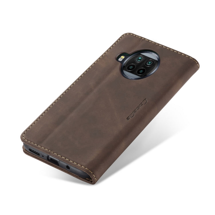 For Xiaomi Mi 10T Lite 5G CaseMe-013 Multifunctional Retro Frosted Horizontal Flip Leather Case with Card Slot & Holder & Wallet(Coffee) - free shipping - PMC Jewellery - Order now!