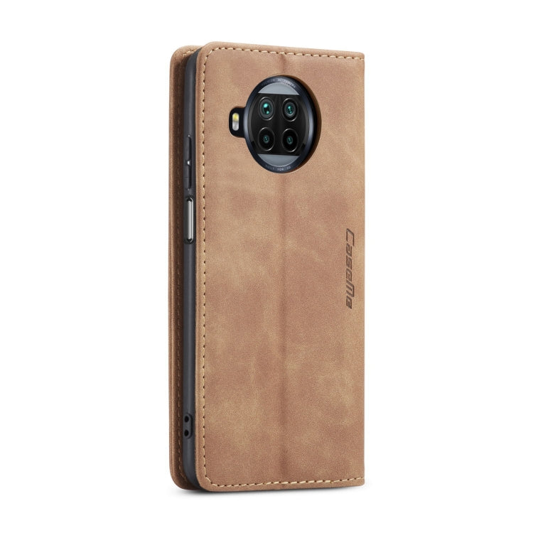 For Xiaomi Mi 10T Lite 5G CaseMe-013 Multifunctional Retro Frosted Horizontal Flip Leather Case with Card Slot & Holder & Wallet(Brown) - free shipping - PMC Jewellery - Order now!