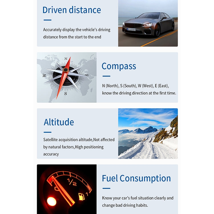 M12 OBD2 + GPS Mode Car Head-up Display HUD Overspeed / Speed / Water Temperature / Low Voltage / Fault Alarm - Head Up Display System by PMC TechLife | Online Shopping South Africa | PMC TechLife | Buy Now Pay Later Mobicred