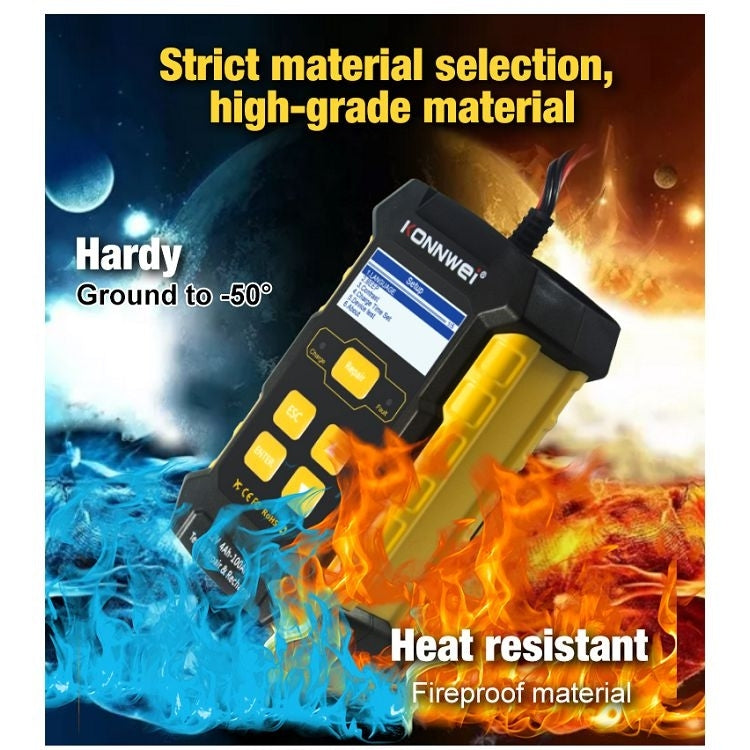KONNWEI KW510 3 in 1 Car Battery Tester / Charger / Repairer, Support 8 Languages(US Plug) - free shipping - PMC TechLife - Order now!