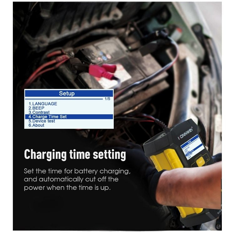 KONNWEI KW510 3 in 1 Car Battery Tester / Charger / Repairer, Support 8 Languages(US Plug) - free shipping - PMC TechLife - Order now!