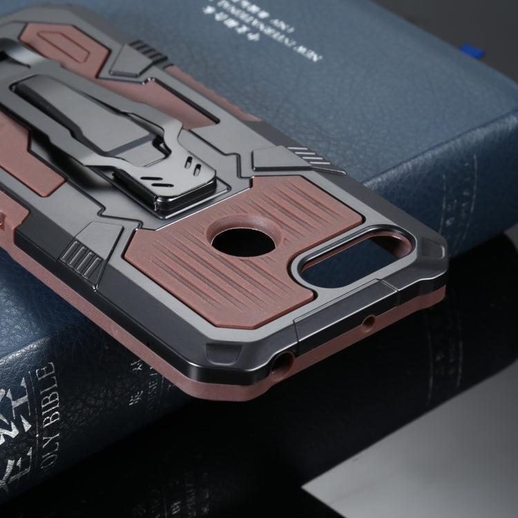For Xiaomi Redmi 6 Armor Warrior Shockproof PC + TPU Protective Case(Coffee) - Xiaomi Cases by PMC TechLife | Online Shopping South Africa | PMC TechLife
