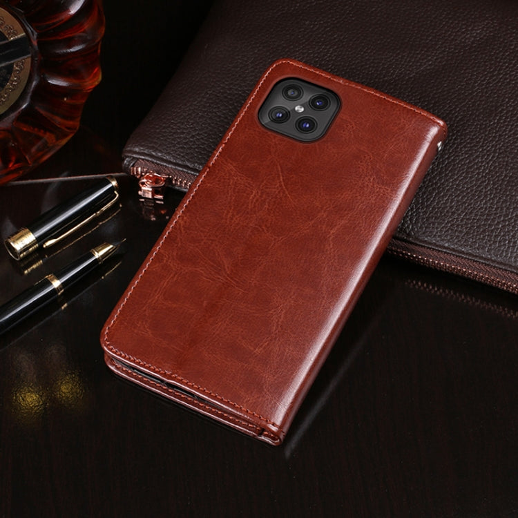 For Cubot C30 idewei Crazy Horse Texture Horizontal Flip Leather Case with Holder & Card Slots & Wallet(Red) - free shipping - PMC Jewellery - Order now!