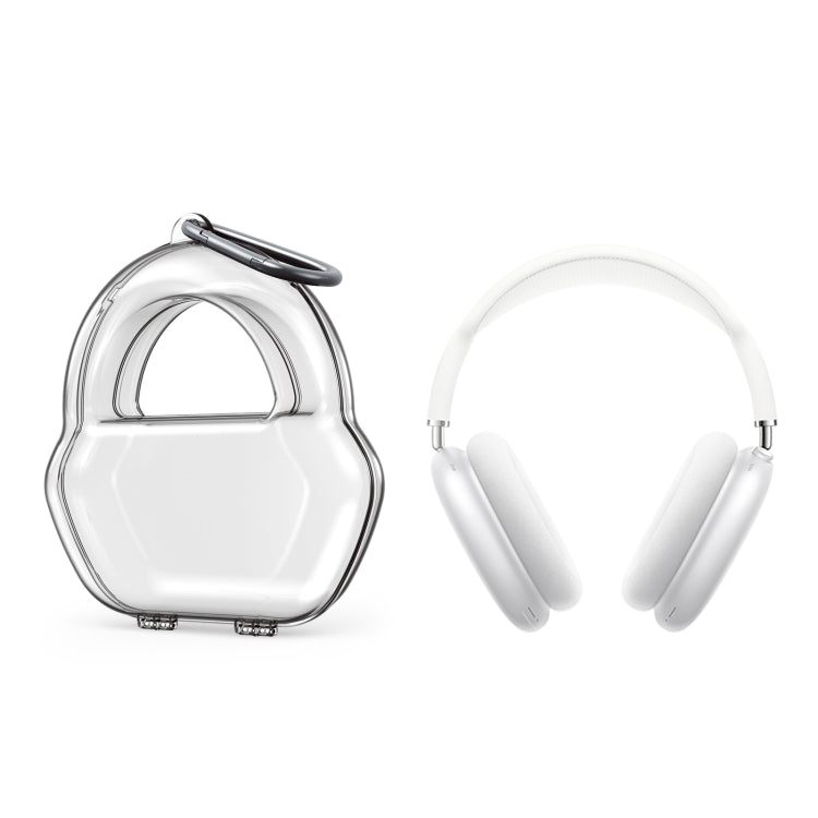 PP Jelly Color Headphone Protective Case for AirPods Max, with Hook(White) - For AirPods Max by PMC TechLife | Online Shopping South Africa | PMC TechLife | Buy Now Pay Later Mobicred