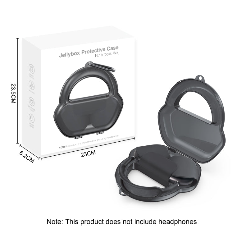 PP Jelly Color Headphone Protective Case for AirPods Max, with Hook(Red) - For AirPods Max by PMC TechLife | Online Shopping South Africa | PMC TechLife