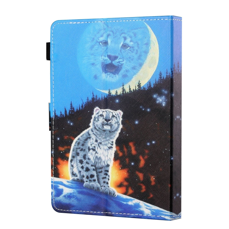 For 10 inch Tablet PC Universal Sewing Thread Horizontal Painted Flat Leather Case with Pen Cover & Anti Skid Strip & Card Slot & Holder(Double Shadow Tiger) - 10 - 11 inch by PMC TechLife | Online Shopping South Africa | PMC TechLife | Buy Now Pay Later Mobicred