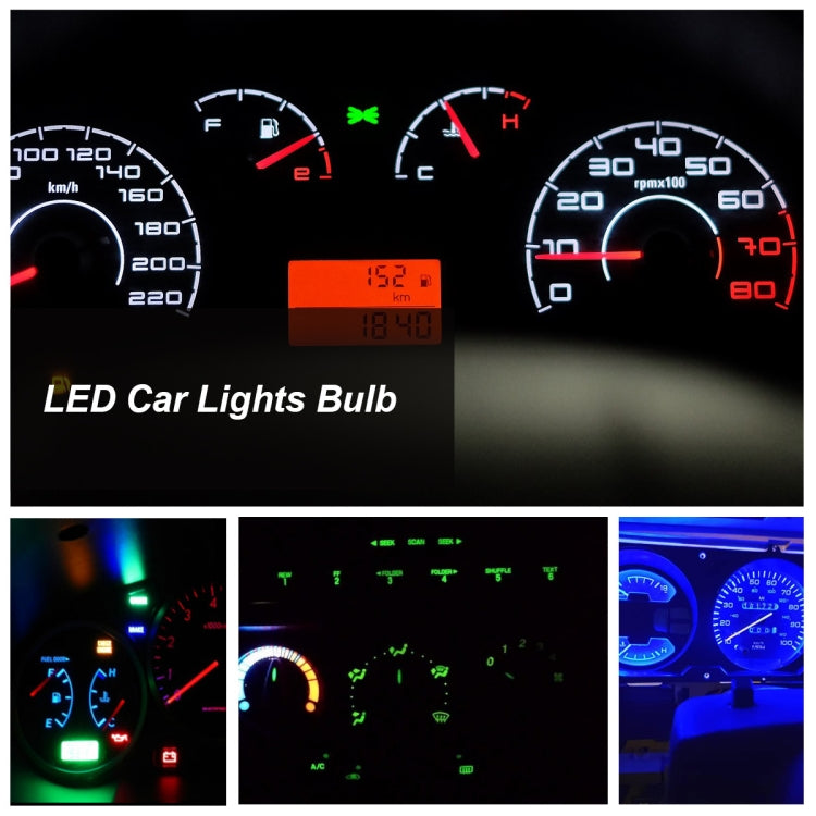 30 PCS T5 1LED SMD-5050 Car Modification LED Indicator Light Yellow Light - Clearance Lights by PMC TechLife | Online Shopping South Africa | PMC TechLife | Buy Now Pay Later Mobicred