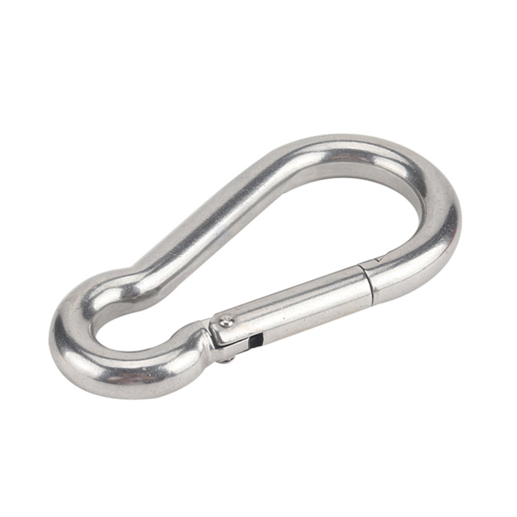 RV Trailer Spring Safety Rope Breakaway Cable, Safety Buckle Size:M8 x 80mm(Dark Grey) - Towing Bars by PMC TechLife | Online Shopping South Africa | PMC TechLife | Buy Now Pay Later Mobicred