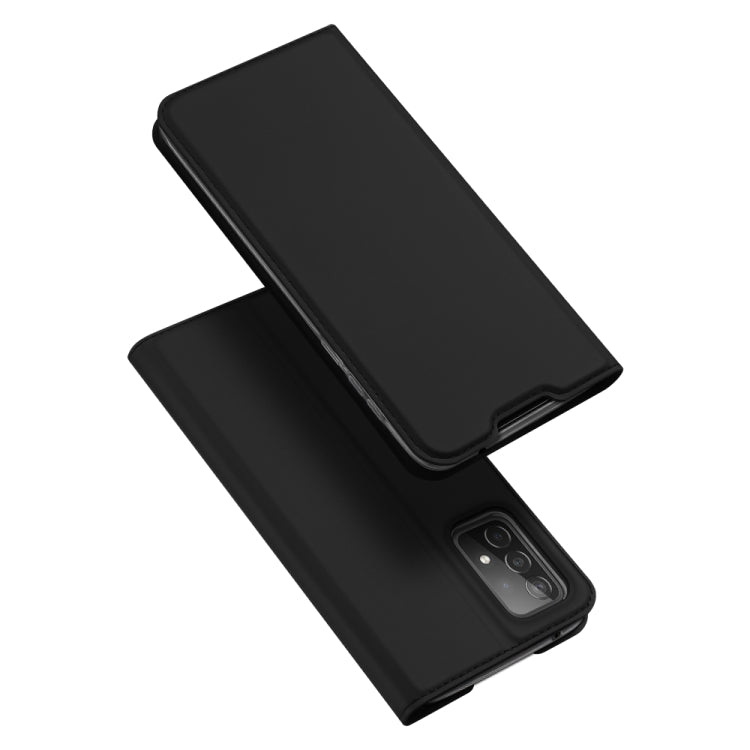 For Samsung Galaxy A52s / A52 5G / 4G DUX DUCIS Skin Pro Series Horizontal Flip PU + TPU Leather Case, with Holder & Card Slots(Black) - free shipping - PMC Jewellery - Order now!