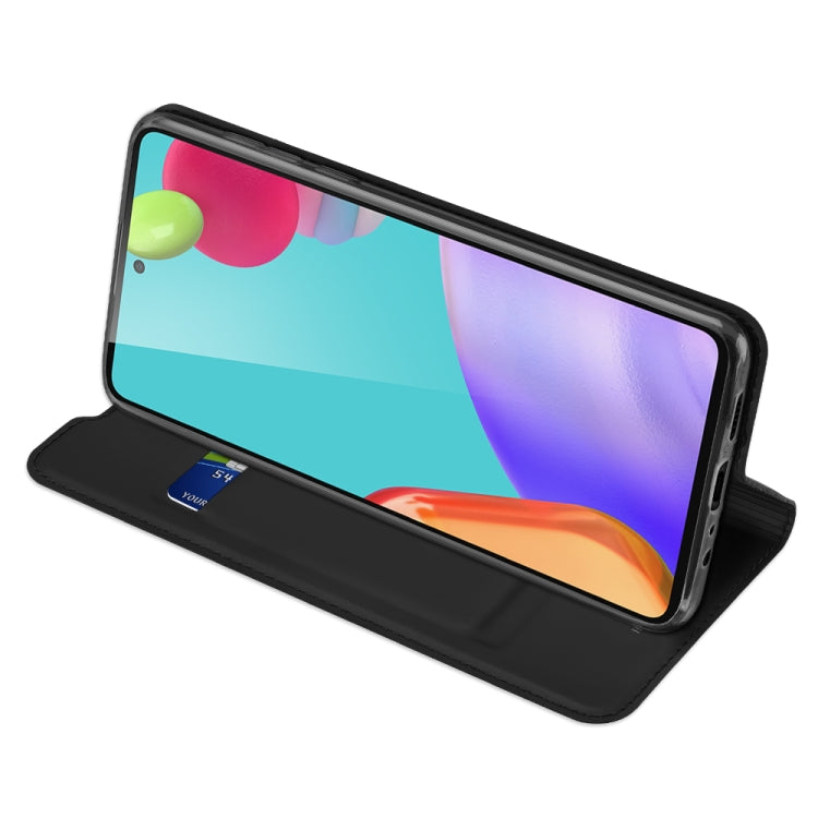 For Samsung Galaxy A52s / A52 5G / 4G DUX DUCIS Skin Pro Series Horizontal Flip PU + TPU Leather Case, with Holder & Card Slots(Black) - free shipping - PMC Jewellery - Order now!