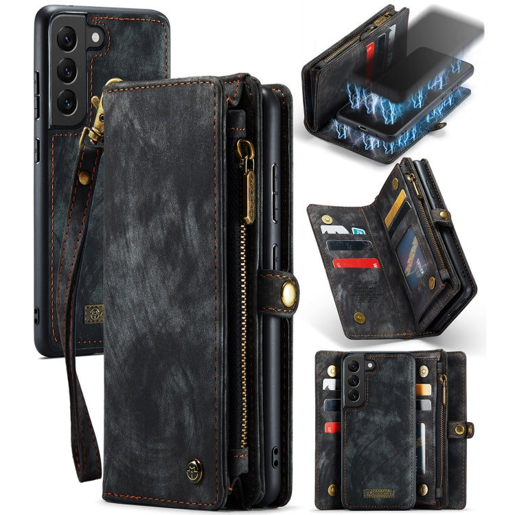 FFor Samsung Galaxy S21+ 5G CaseMe-008 Detachable Multifunctional Flip Leather Phone Case(Black) - free shipping - PMC Jewellery - Order now!