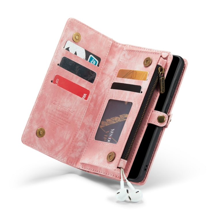 For Samsung Galaxy S21+ 5G CaseMe-008 Detachable Multifunctional Flip Leather Phone Case(Pink) - free shipping - PMC Jewellery - Order now!