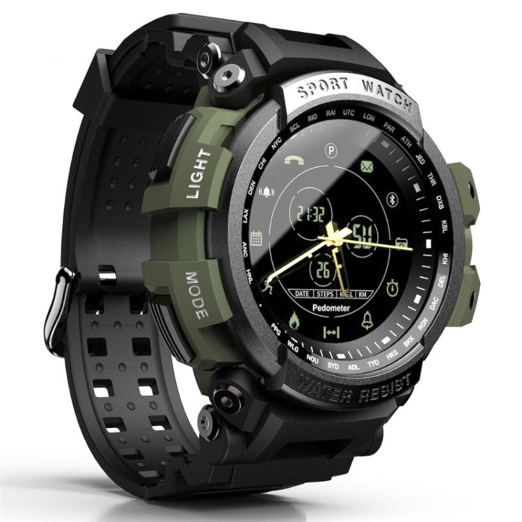 Lokmat MK28 1.4 inch FSTN Screen IP68 Waterproof Smart Watch, Support Information Reminder / Remote Camera / Sport Record(Green) - free shipping - PMc TechLife - Order now!