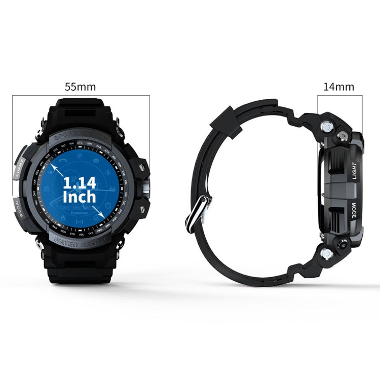 Lokmat MK28 1.4 inch FSTN Screen IP68 Waterproof Smart Watch, Support Information Reminder / Remote Camera / Sport Record(Blue) - free shipping - PMc TechLife - Order now!