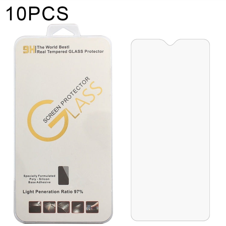For Blackview A60 Pro 10 PCS 0.26mm 9H 2.5D Tempered Glass Film - For Blackview by PMC TechLife | Online Shopping South Africa | PMC TechLife